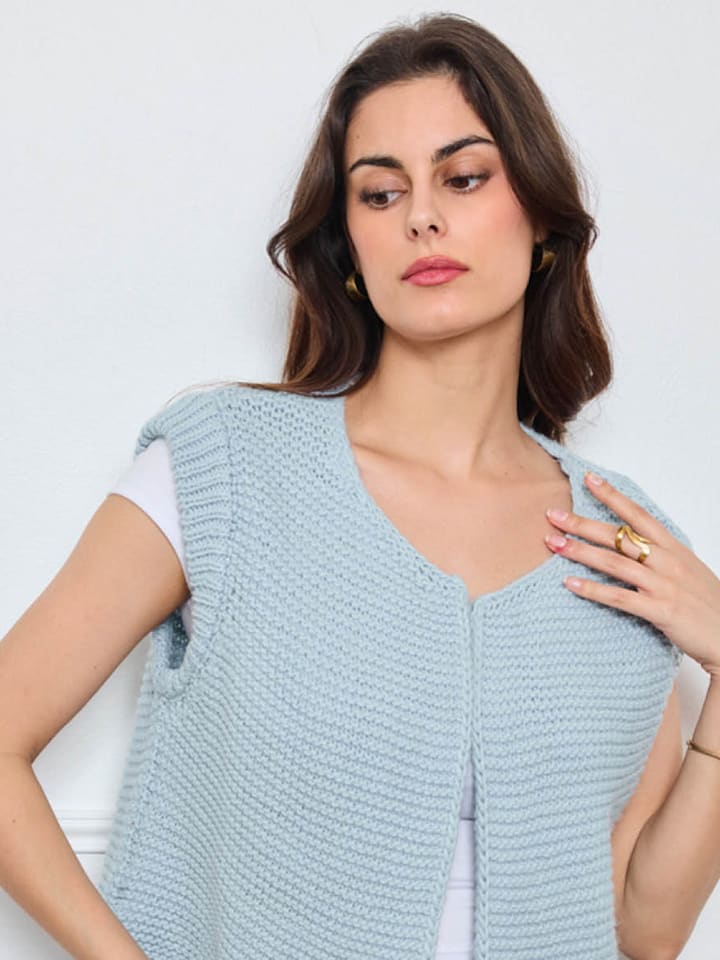 CXL by Christian Lacroix Kamizelka w kolorze błękitnym rozmiar: onesize