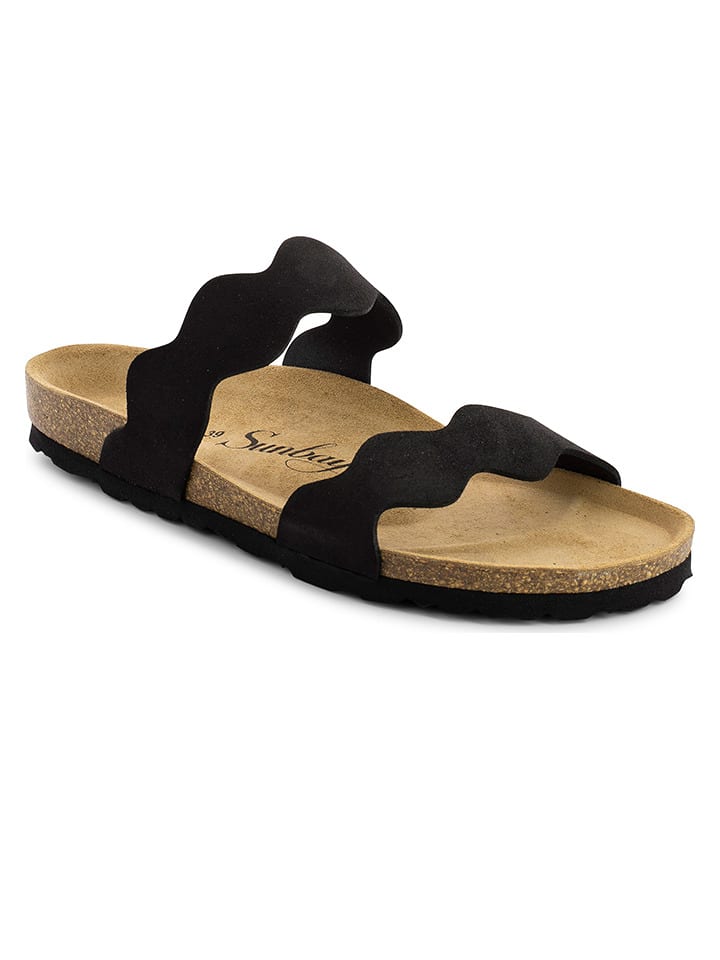 Sunbay Klapki "Bejuma" w kolorze czarnym rozmiar: 36