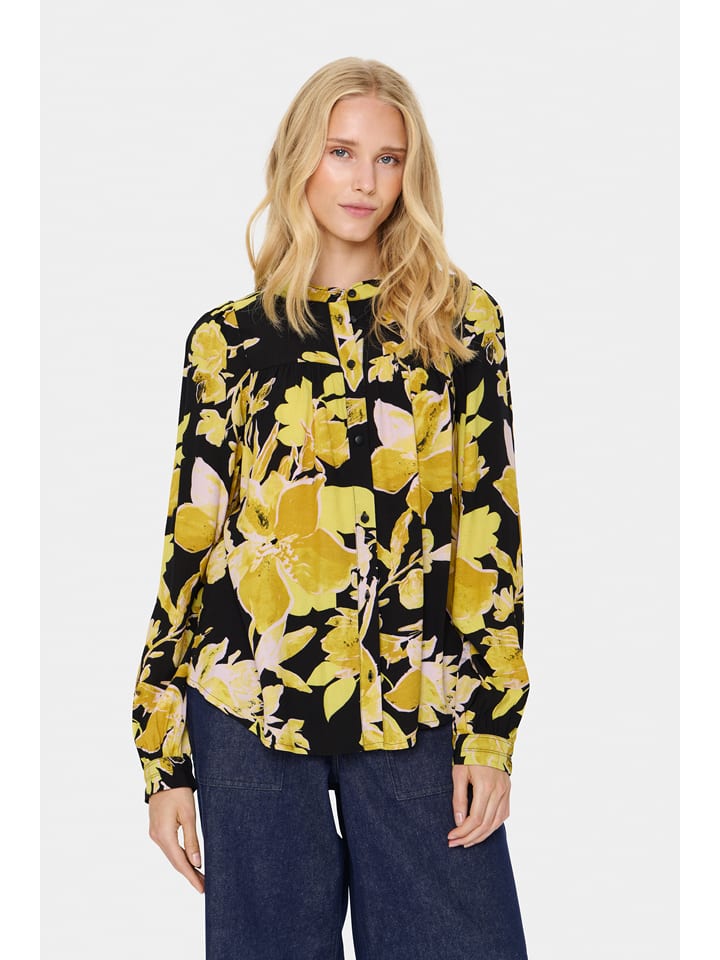 SAINT TROPEZ Bluzka "Saint Tropez" w kolorze czarnym rozmiar: XL