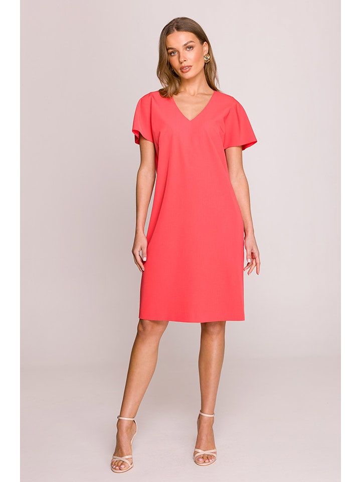 Stylove Sukienka w kolorze czerwonym rozmiar: XL