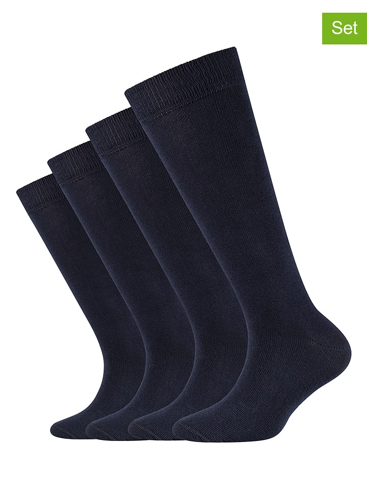 camano Podkolanówki (4 pary) w kolorze granatowym rozmiar: 23-26