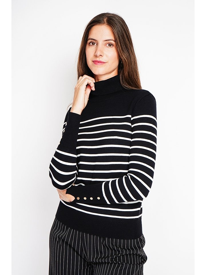 ASSUILI Golf w kolorze czarno-białym rozmiar: 38