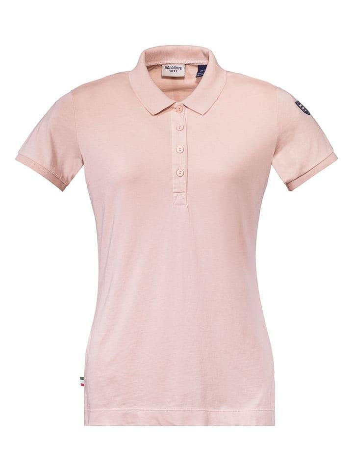 DOLOMITE Funkcyjna koszulka polo "Expedition" w kolorze jasnoróżowym rozmiar: XL