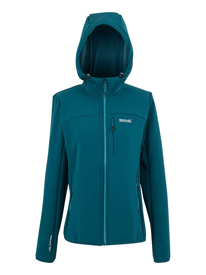 Regatta Kurtka softshellowa "Ossek" w kolorze turkusowym rozmiar: 42