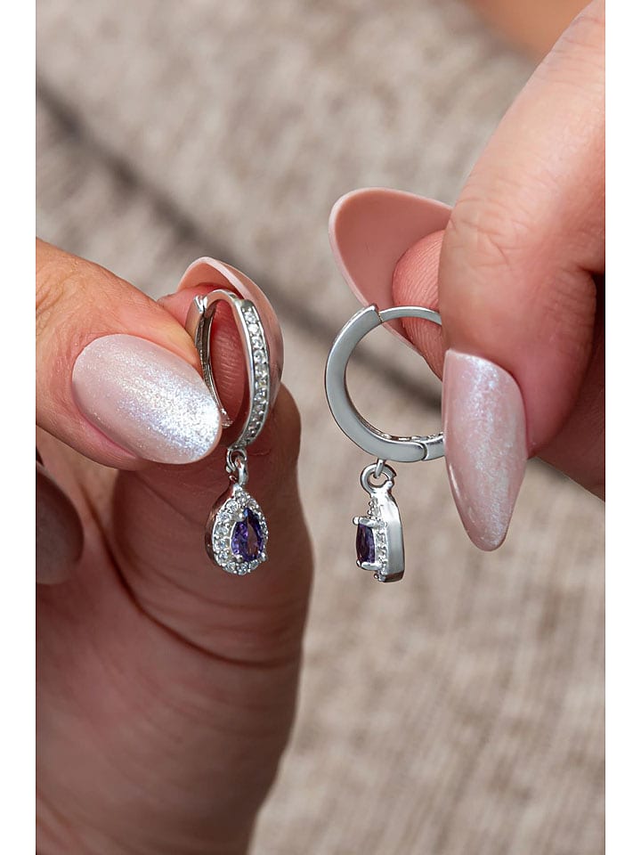 Lodie Silver Srebrne kolczyki z kamieniami ozdobnymi rozmiar: onesize