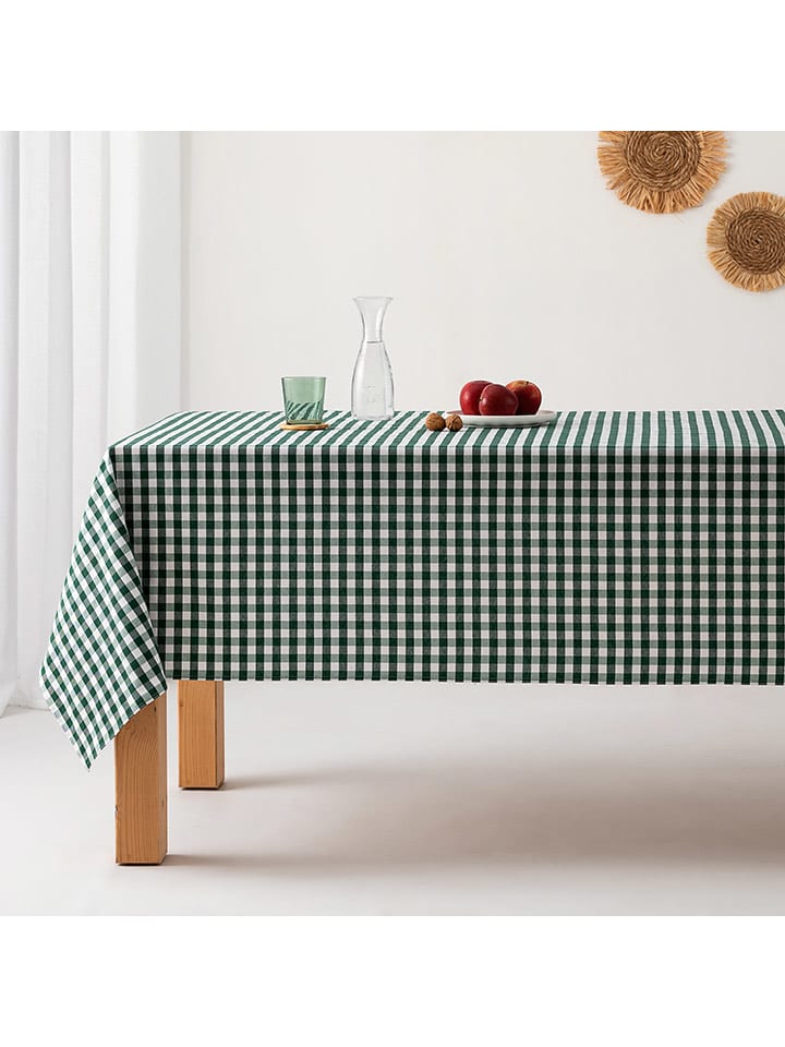 GAMUSI Obrus "Vichy" w kolorze zielonym rozmiar: 140x240 cm