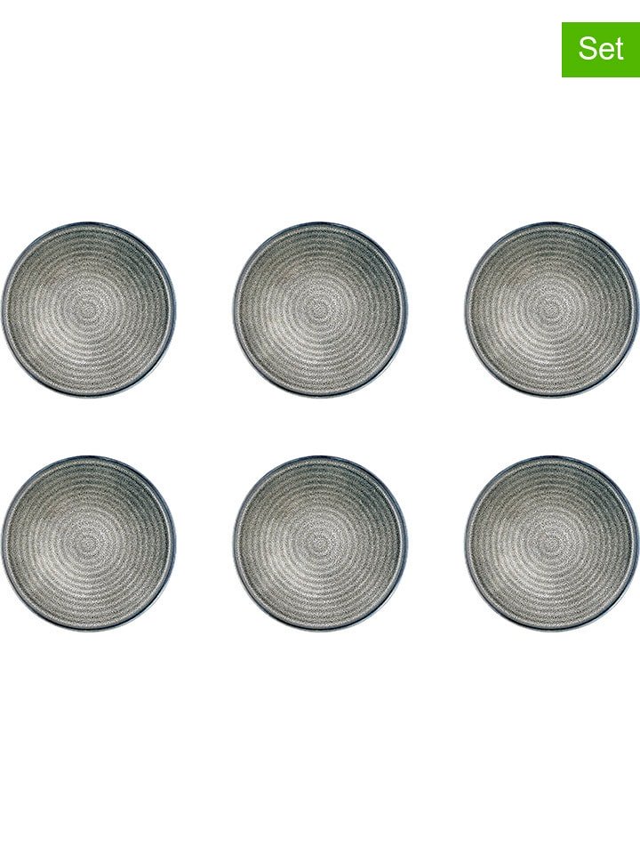 Björn Talerzyki deserowe (6 szt.) "Stellar" w kolorze szarym - Ø 22 cm rozmiar: onesize