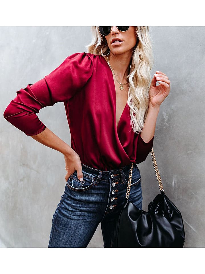 Milan Kiss Bluzka w kolorze czerwonym rozmiar: M