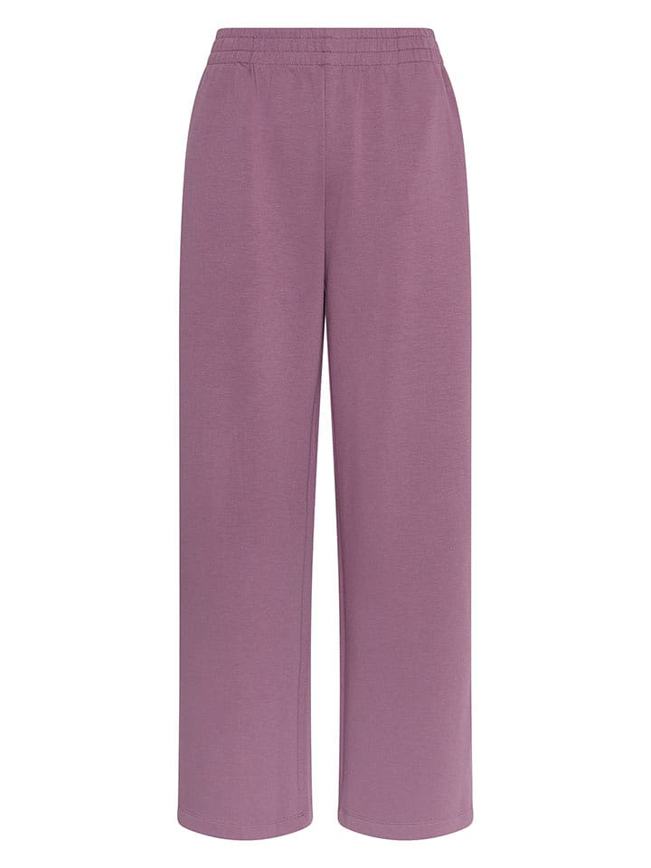 MOSS COPENHAGEN Spodnie "Edilina" w kolorze fioletowym rozmiar: M/L