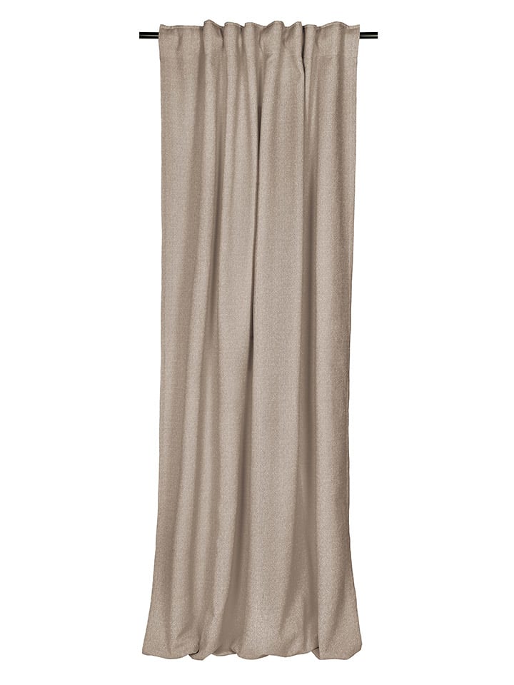 ESPRIT Zasłona "Fun" w kolorze beżowym ze szlufkami rozmiar: 130x250 cm