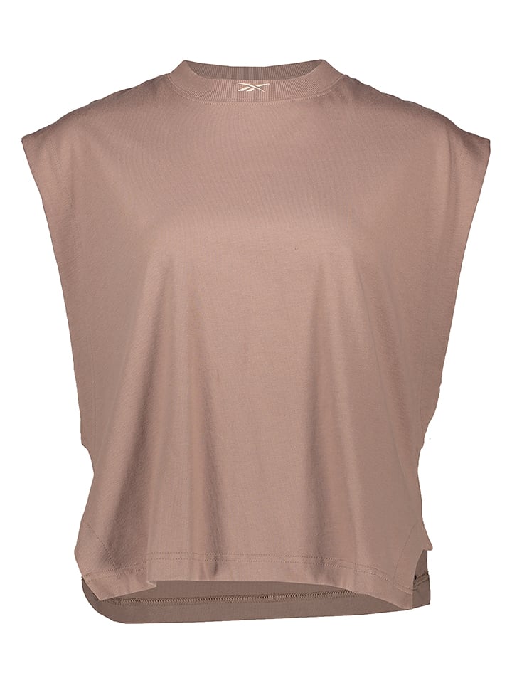 Reebok Top w kolorze jasnobrązowym rozmiar: L