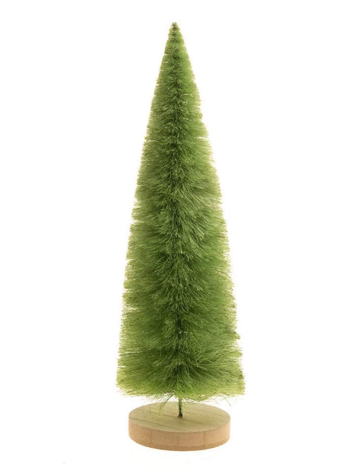 CHAKS Figurka dekoracyjna w kolorze zielonym - wys. 33 x Ø 11 cm rozmiar: onesize