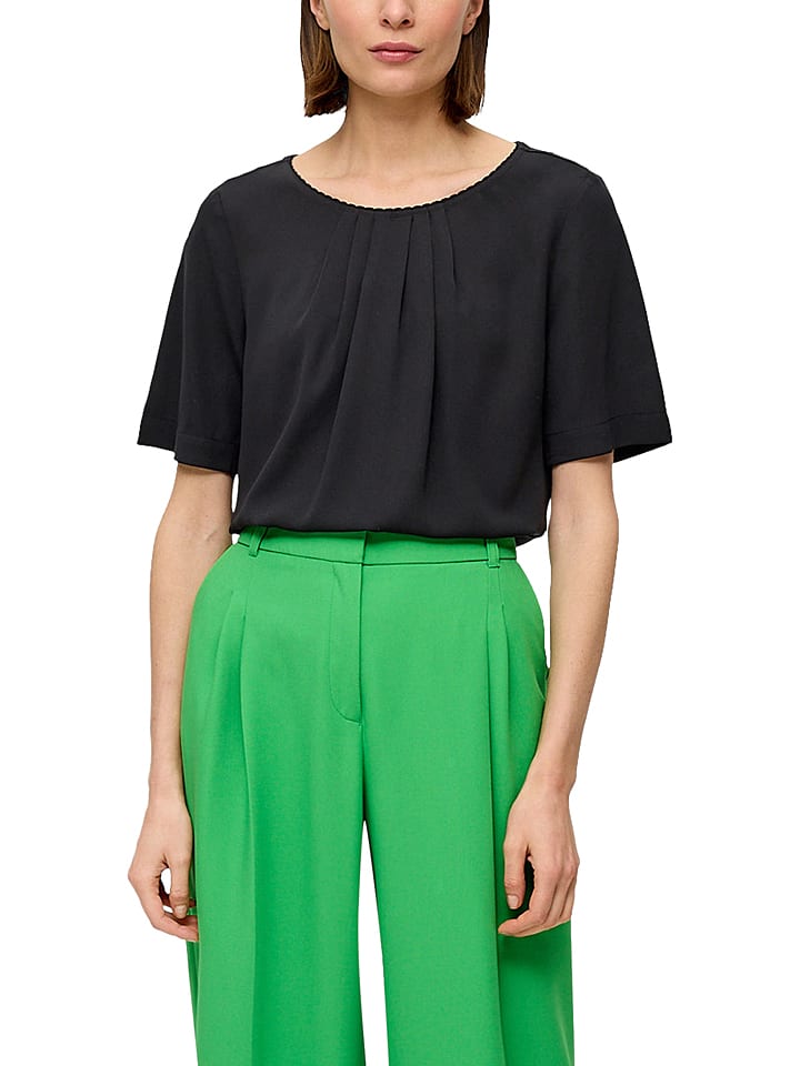 s.Oliver Bluzka w kolorze czarnym rozmiar: 34