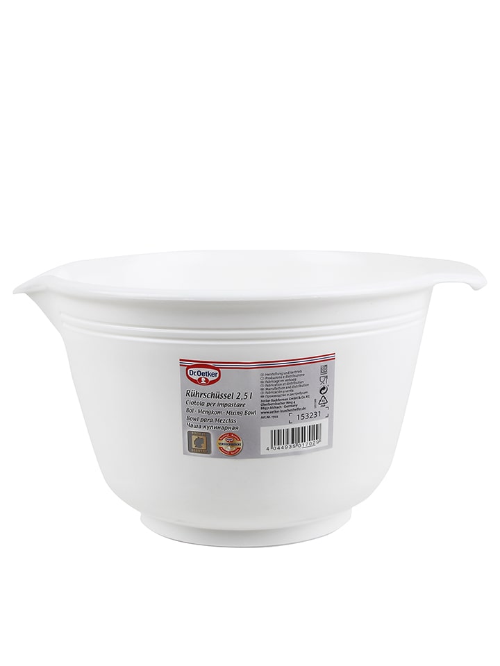 Dr. Oetker Miska w kolorze białym - 2,5 l rozmiar: onesize