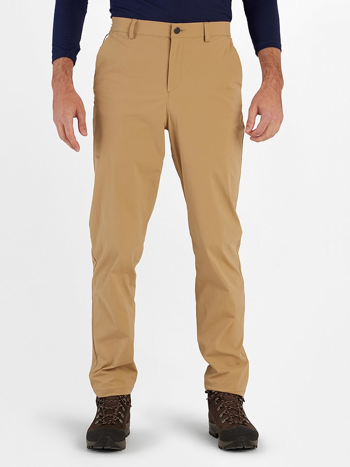 Marmot Spodnie funkcyjne "Arch Rock" w kolorze beżowym rozmiar: 34