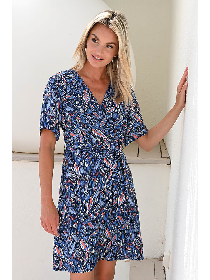 Bleu d'Azur Sukienka "Joko" w kolorze granatowym rozmiar: 44