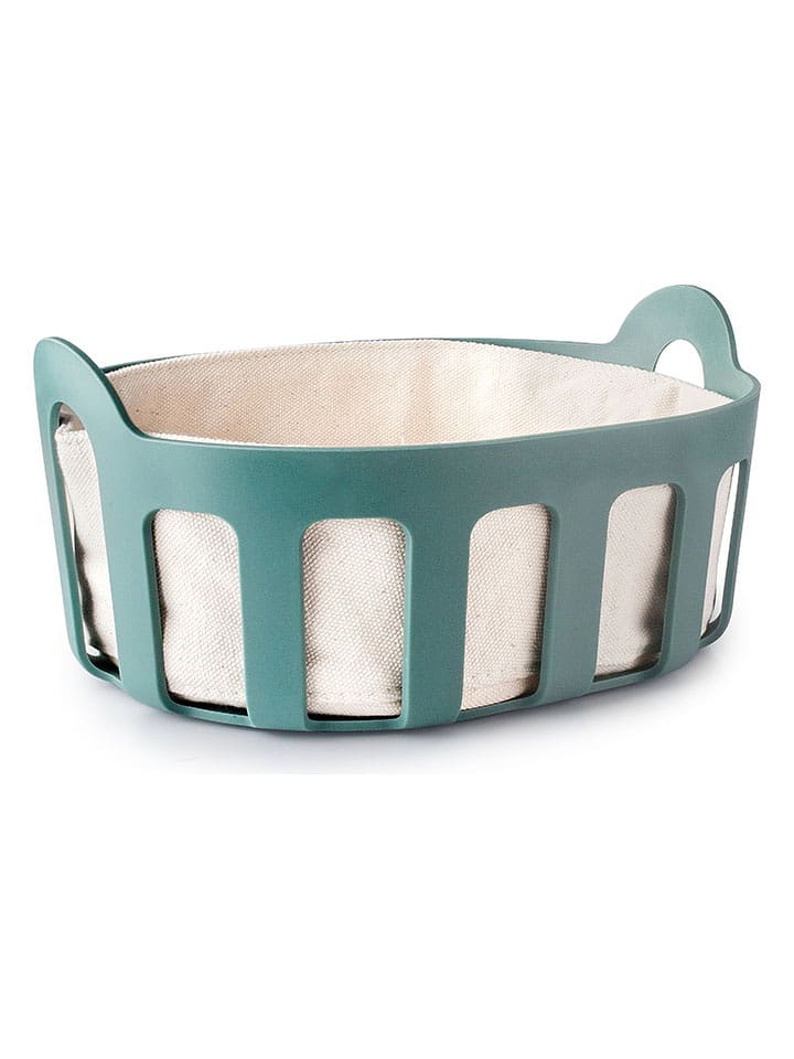 Ibili Koszyk w kolorze turkusowo-beżowym na chleb - 24 x 11 x 19 cm rozmiar: onesize