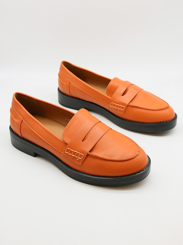 Bellucci Mokasyny w kolorze pomarańczowym rozmiar: 39