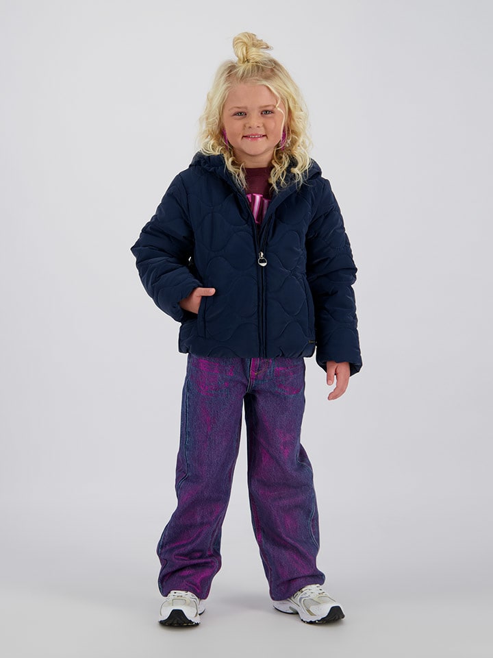 Vingino Kurtka pikowana "Tanije" w kolorze granatowym rozmiar: 104