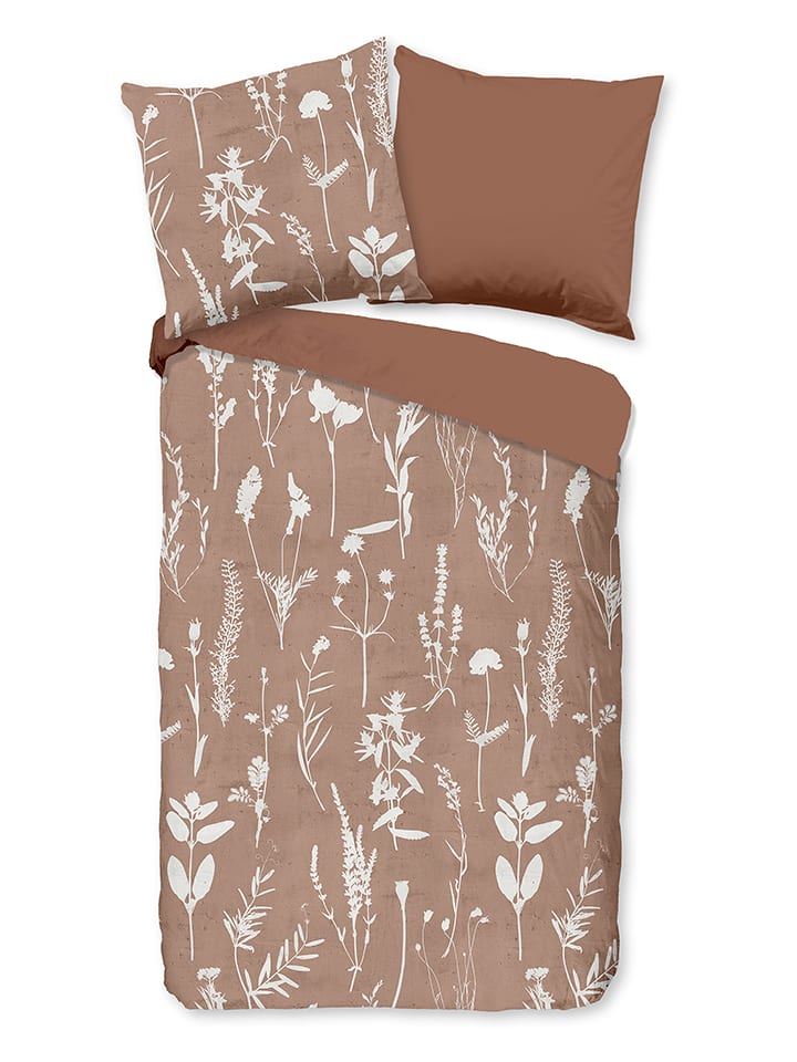 Good Morning Komplet pościeli "Rav" w kolorze jasnobrązowym rozmiar: 140x200/220 cm