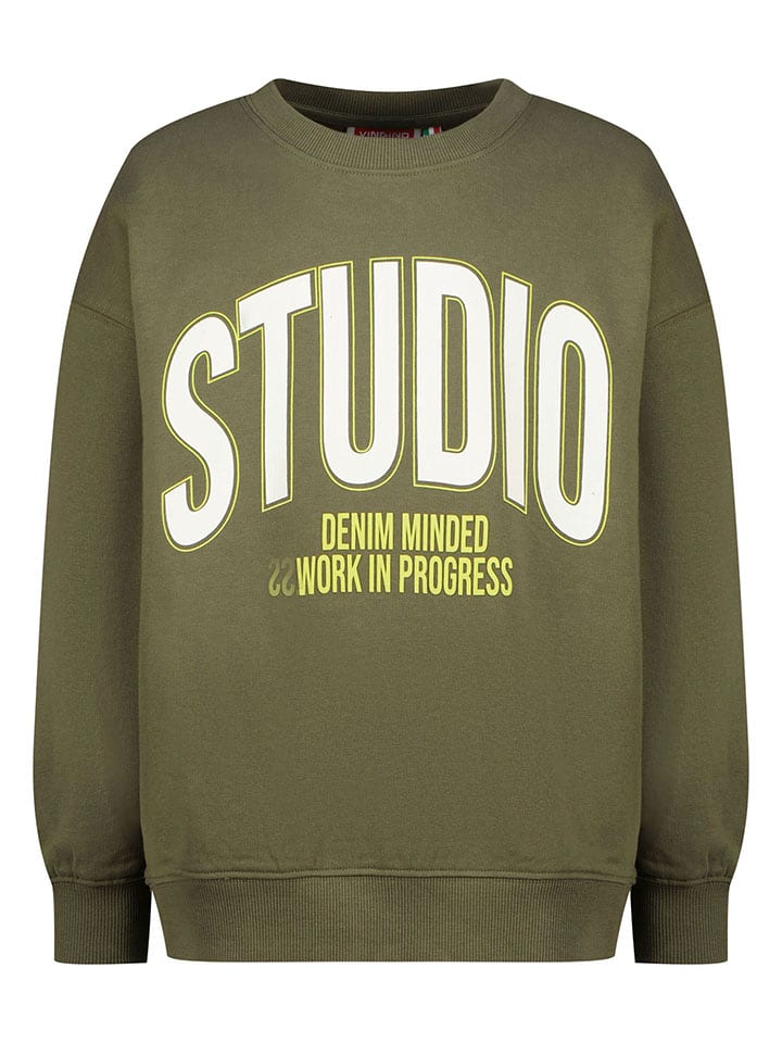 Vingino Bluza "Nudio" w kolorze khaki rozmiar: 164