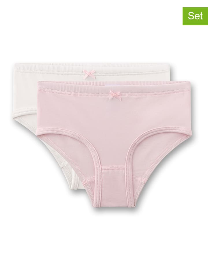 Sanetta Majtki (2 pary) w kolorze kremowym i jasnoróżowym rozmiar: 116