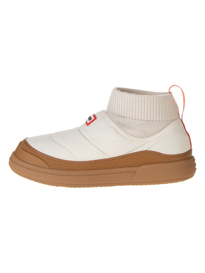 Hunter Botki zimowe w kolorze kremowym rozmiar: 38