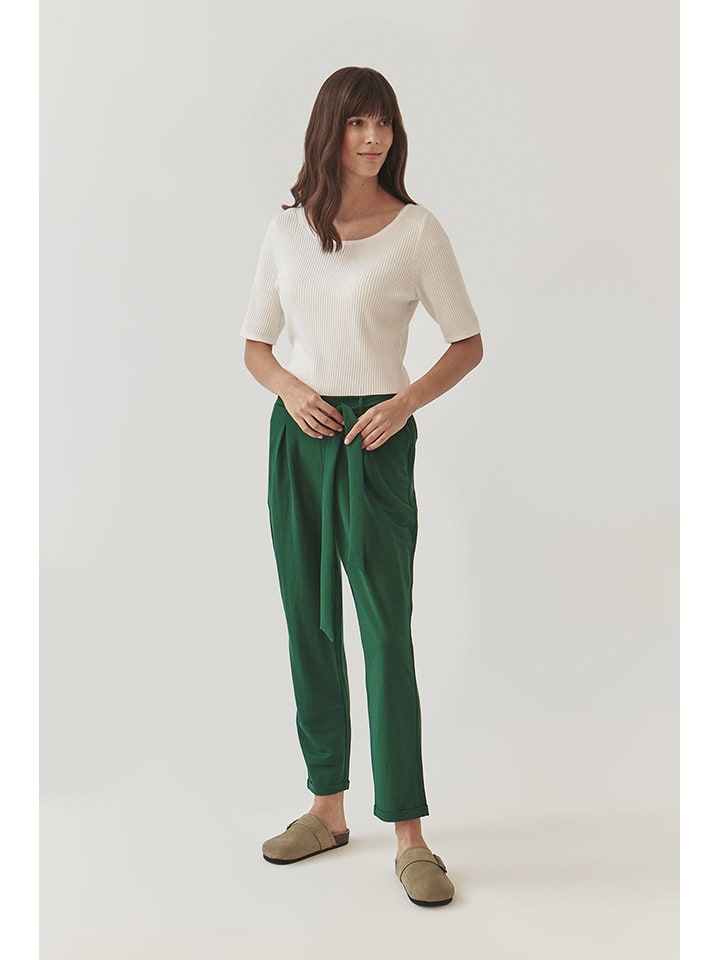 TATUUM Spodnie w kolorze zielonym rozmiar: 40