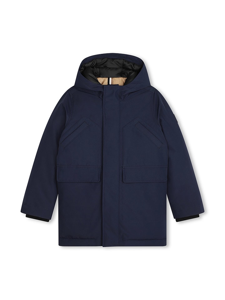 Hugo Boss Kids Parka w kolorze granatowym rozmiar: 128