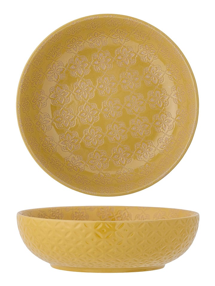 Bloomingville Miska "Marsala" w kolorze żółtym - Ø 20 cm rozmiar: onesize