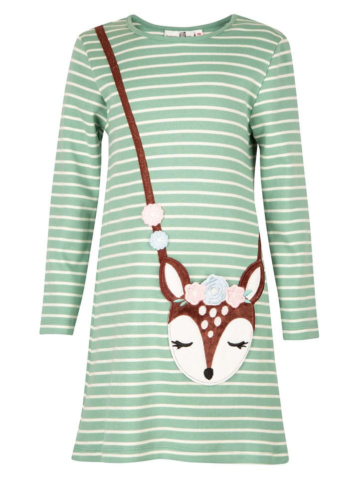 happy girls by Eisend Sukienka w kolorze zielonym rozmiar: 140