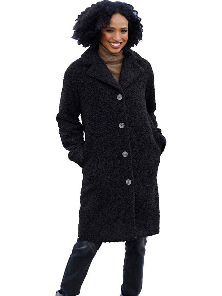 Heine Płaszcz zimowy w kolorze czarnym rozmiar: 42