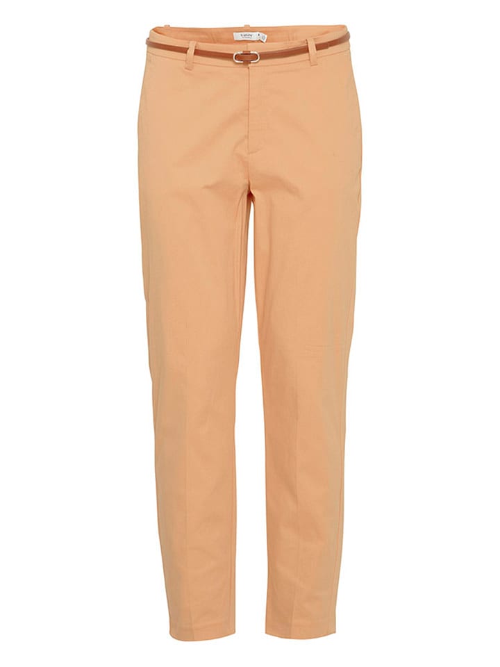 b.young Spodnie chino w kolorze pomarańczowym rozmiar: 38