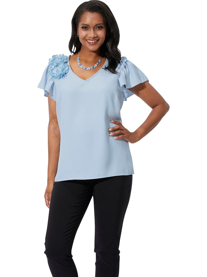 WITT WEIDEN Bluzka w kolorze błękitnym rozmiar: 50