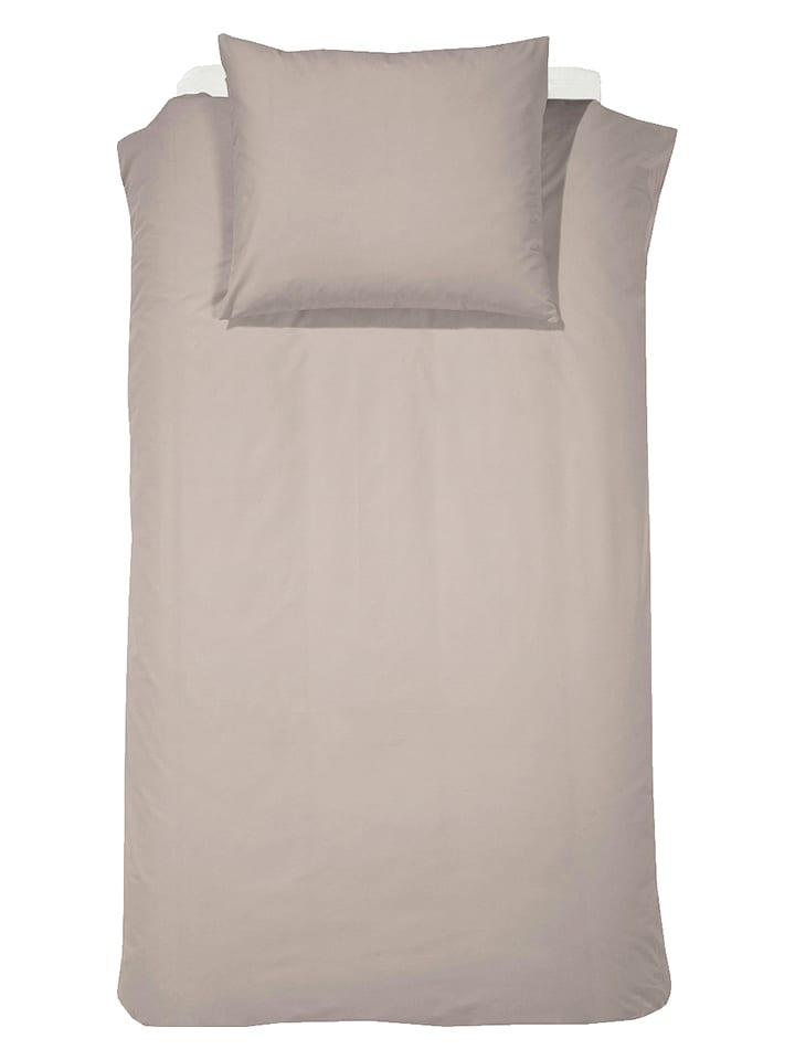 Cinderella Komplet pościeli flanelowej "Cinderella" w kolorze szarobrązowym rozmiar: 135x200 cm