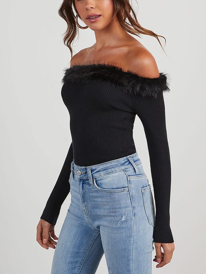 Milan Kiss Sweter w kolorze czarnym rozmiar: M