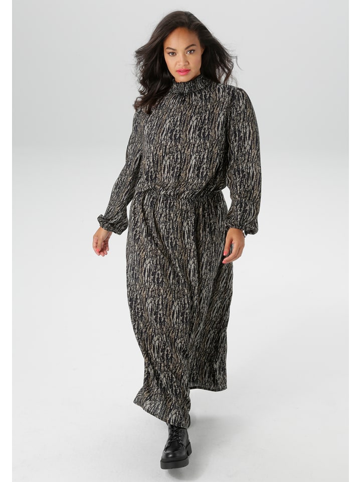 Aniston Sukienka w kolorze czarno-brązowym rozmiar: 48