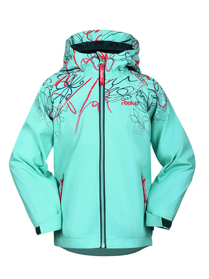 Peek U Kurtka przeciwdeszczowa "Marlo" w kolorze turkusowym rozmiar: 116