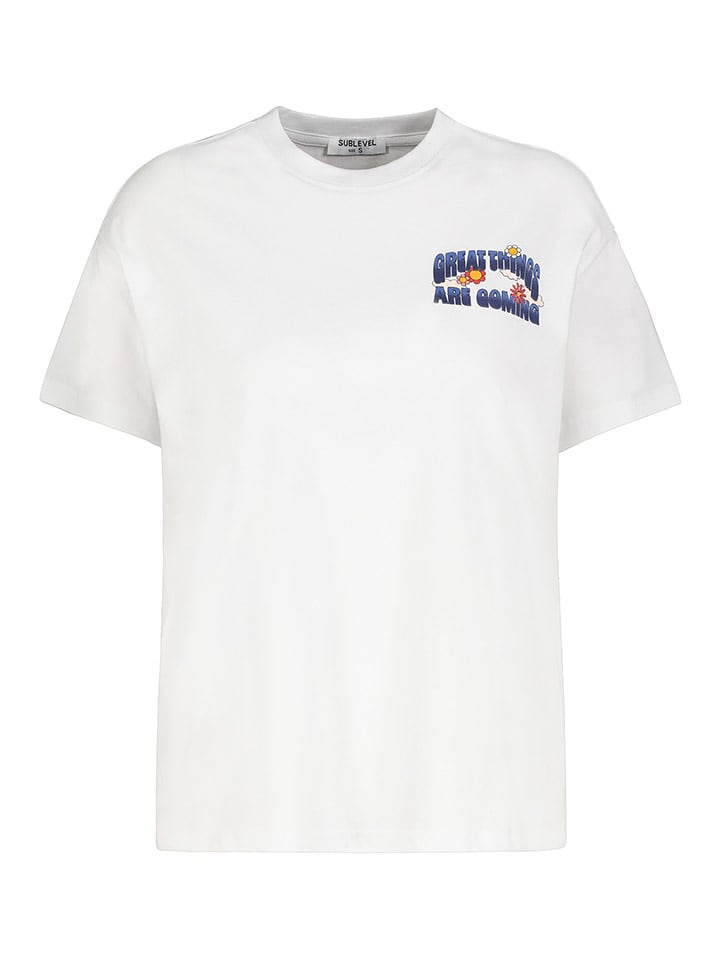 Sublevel Koszulka w kolorze białym rozmiar: S