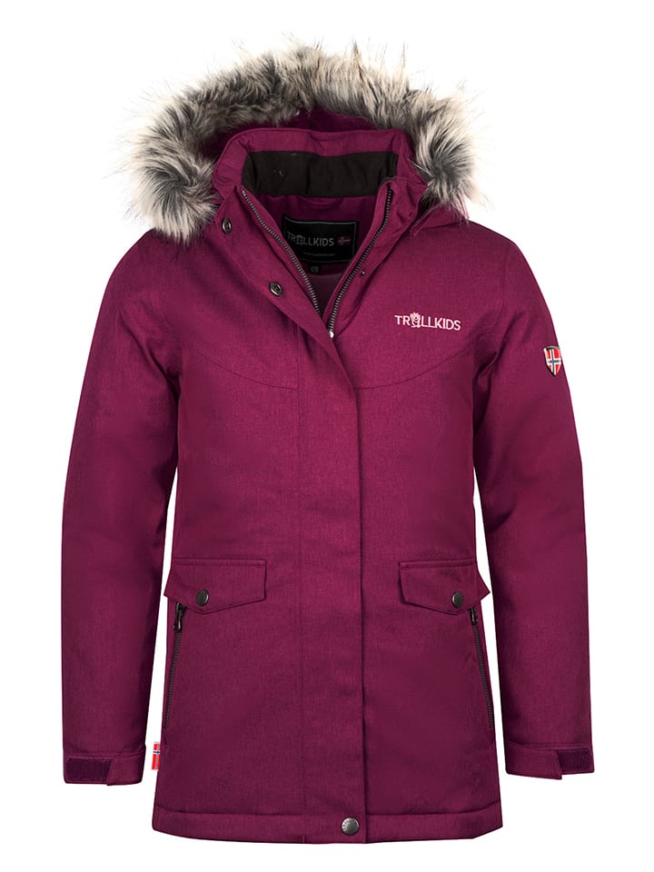 Trollkids Parka "Oslo XT" w kolorze fioletowym rozmiar: 164