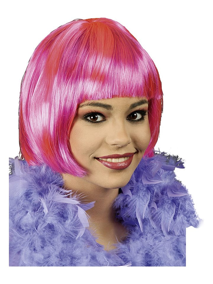 CHAKS Peruka "Gigi" w kolorze różowym rozmiar: onesize