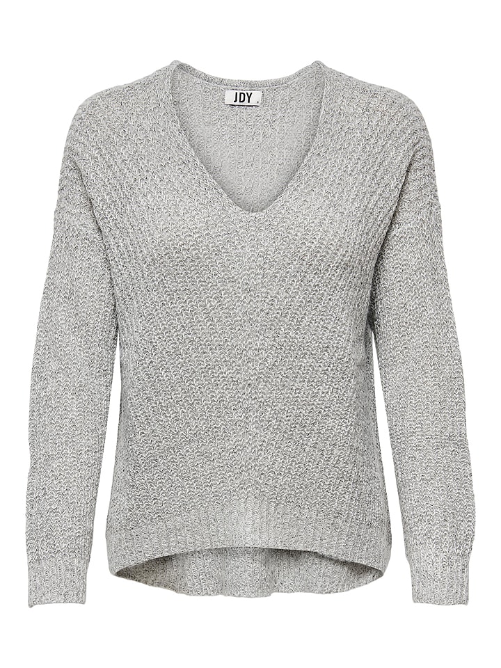 JDY Sweter "New" w kolorze jasnoszarym rozmiar: XL