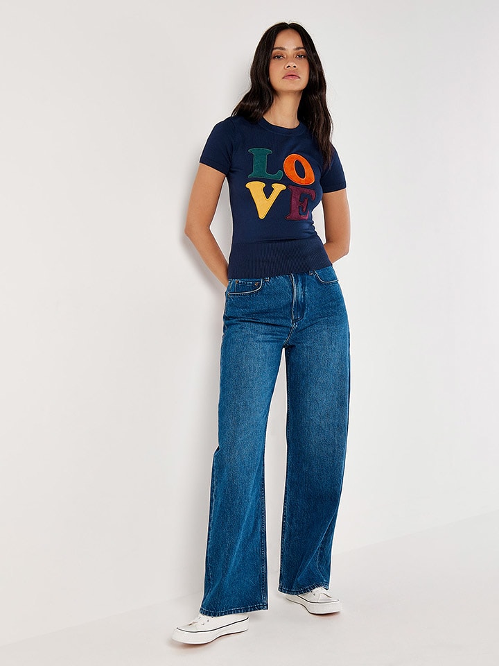 Apricot Koszulka w kolorze granatowym rozmiar: L