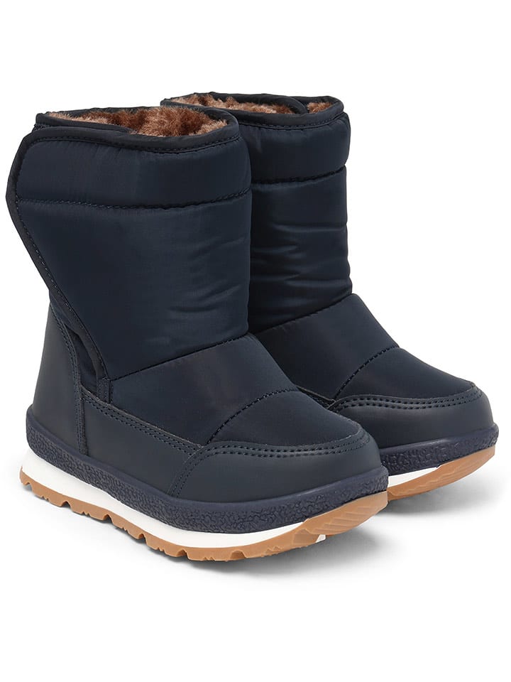 mikk-line Botki zimowe w kolorze granatowym rozmiar: 24