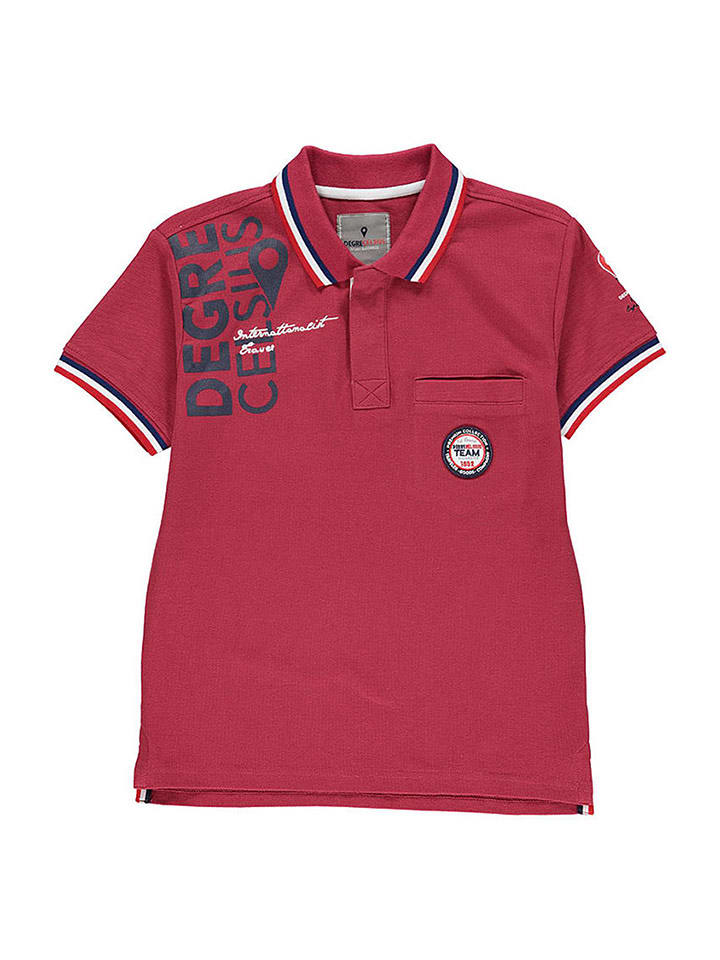 Peak Mountain Koszulka polo w kolorze ceglanym rozmiar: 164