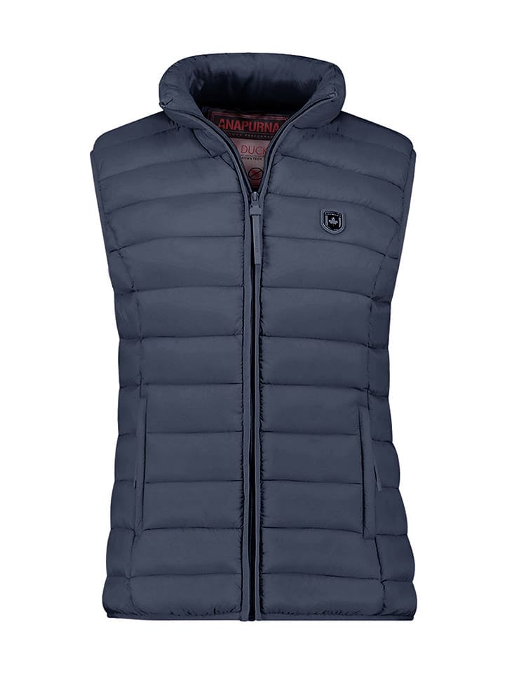 ANAPURNA Kamizelka pikowana "Vakitalana" w kolorze granatowym rozmiar: XL