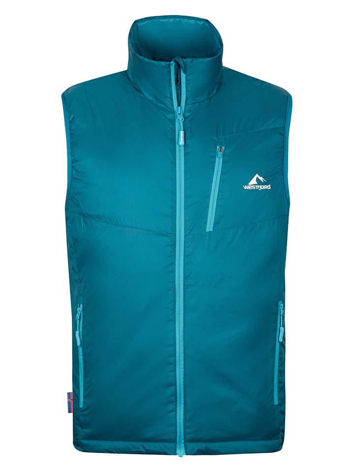 Westfjord Kamizelka funkcyjna "Reykir" w kolorze morskim rozmiar: XXL