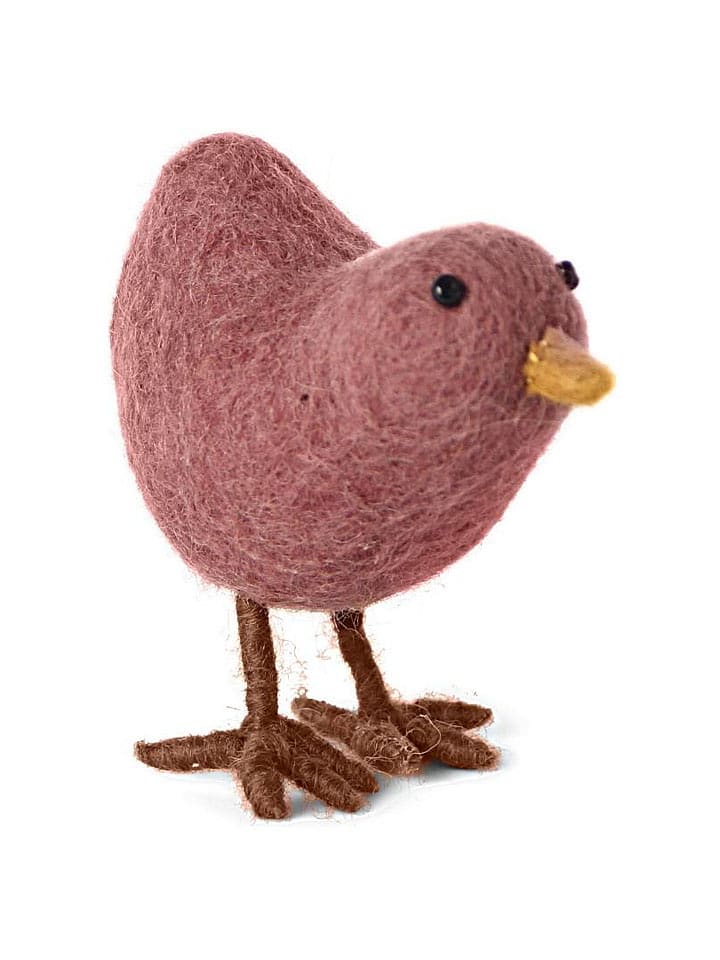 FILZLIG Zawieszka dekoracyjna w kolorze różowym - 10 x 8 cm rozmiar: onesize