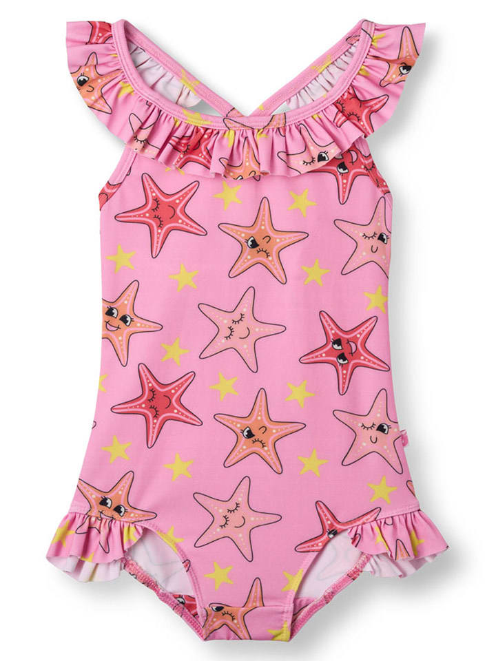 Småfolk Strój kąpielowy w kolorze różowym rozmiar: 86/92