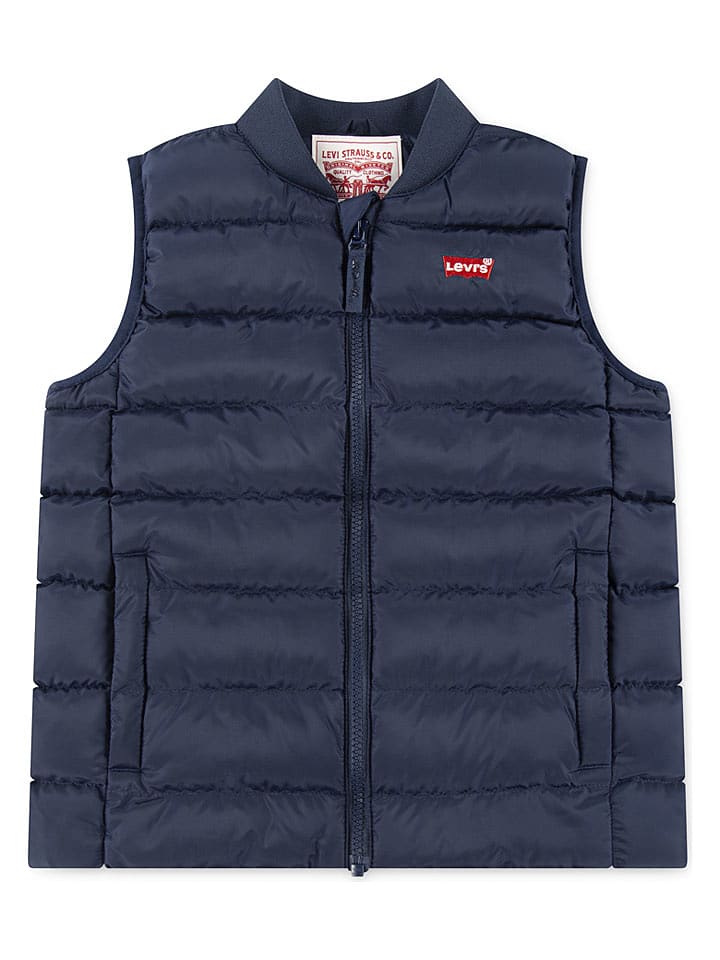 Levi's Kids Kamizelka pikowana w kolorze granatowym rozmiar: 164